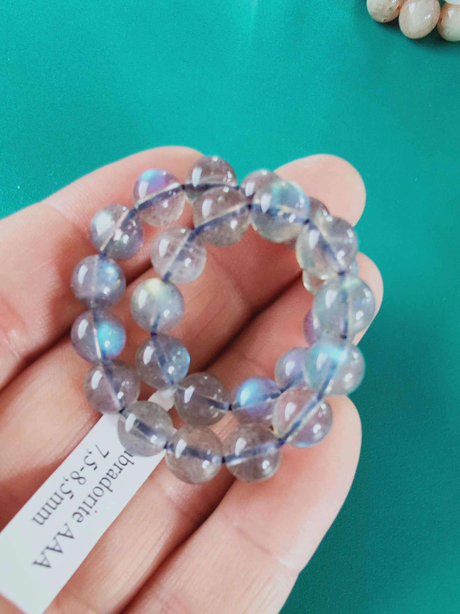 Un brazalete de labradorita AAA – photo 5